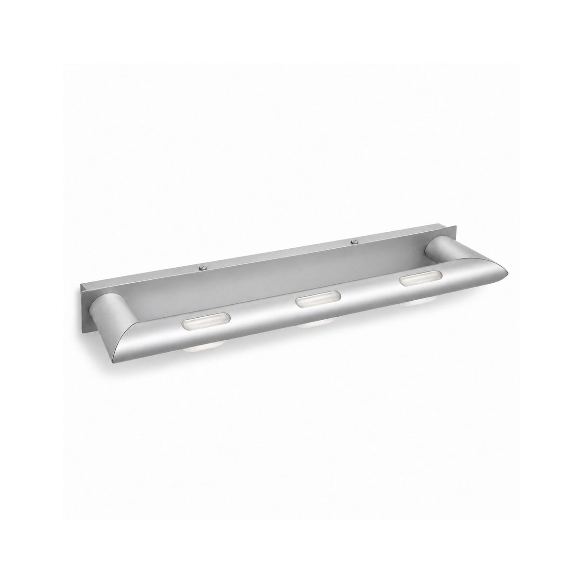 LANDLITE MW-5413/3WB három fényforrásos ezüst fali lámpa – fehér hátteres termékkép