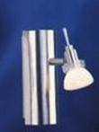 SLS35-217 (JC), 1XJC 35W, with 60W transformer, nickel matt, opal glass