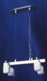 CL-013-4(G9), 4XG9 40W, nickel matt, opal glass, Pendant Light