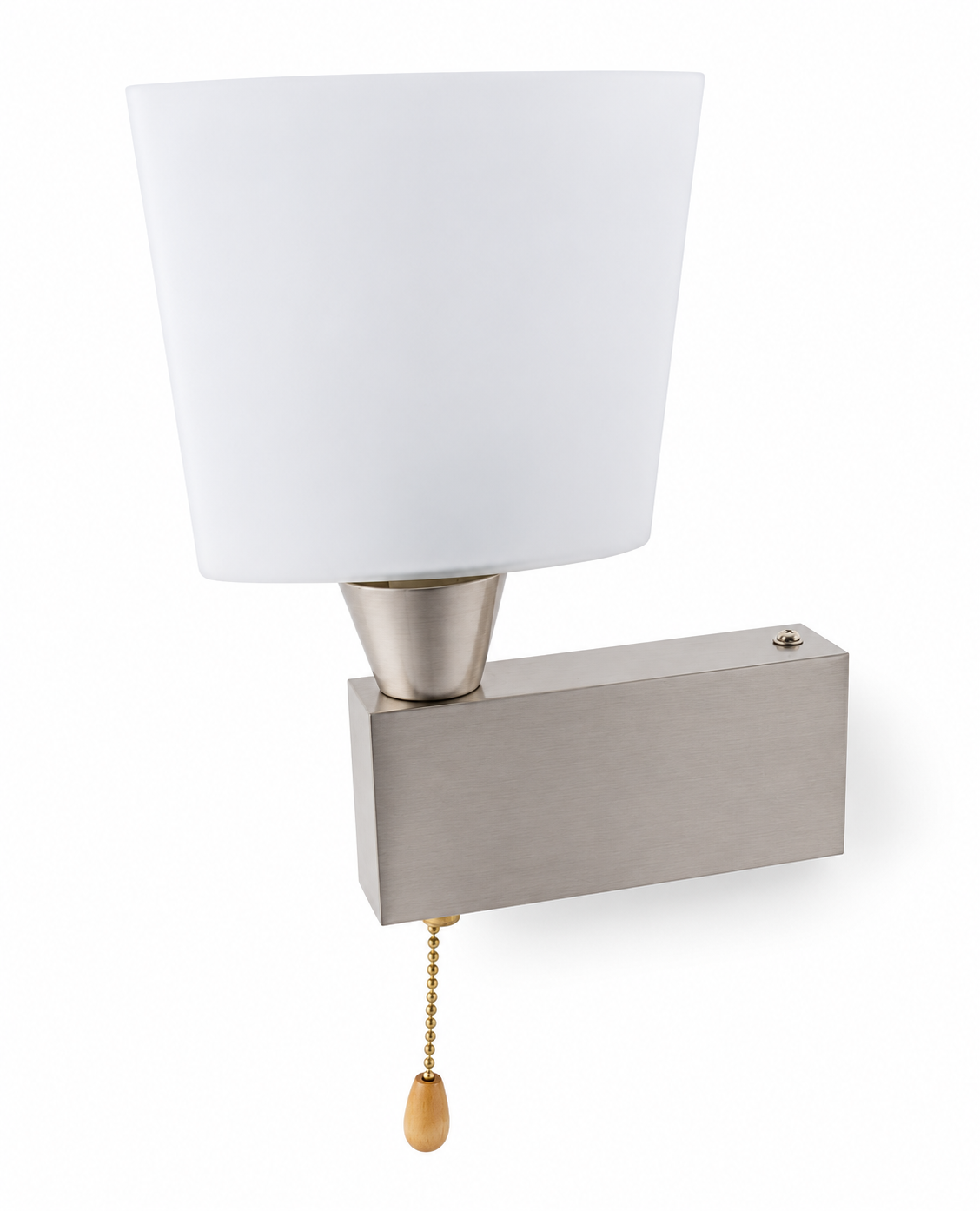QUBELLE W1L Wandleuchte – 1×G9 40W, 230V, Nickel satiniert