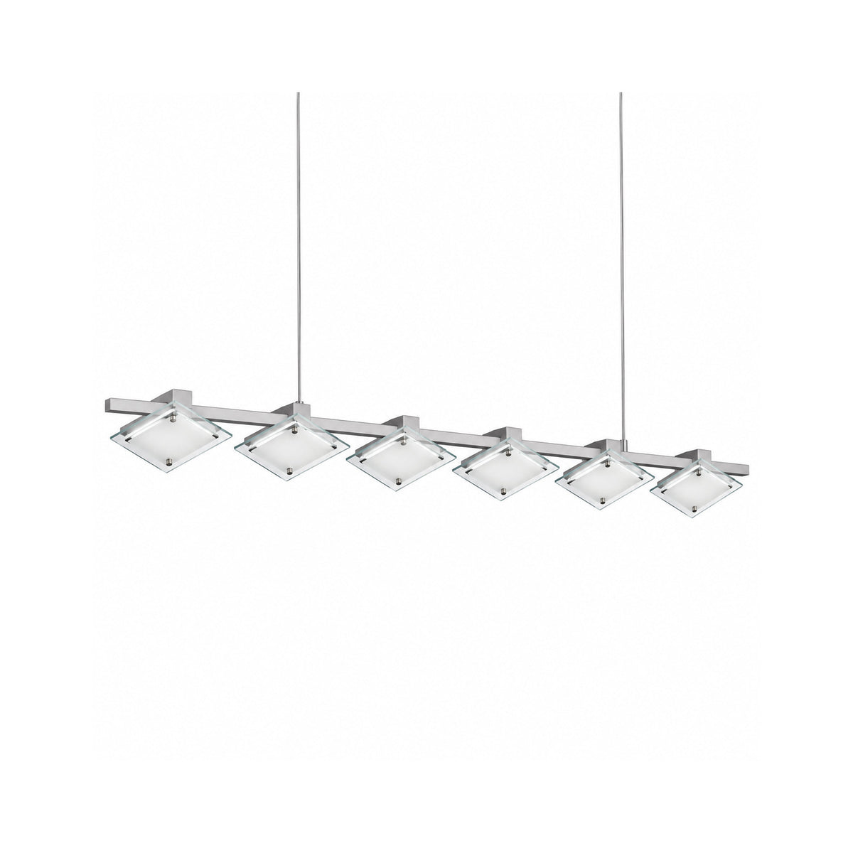 SHARONA MW-5424/6P Kronleuchter – Silbergrau