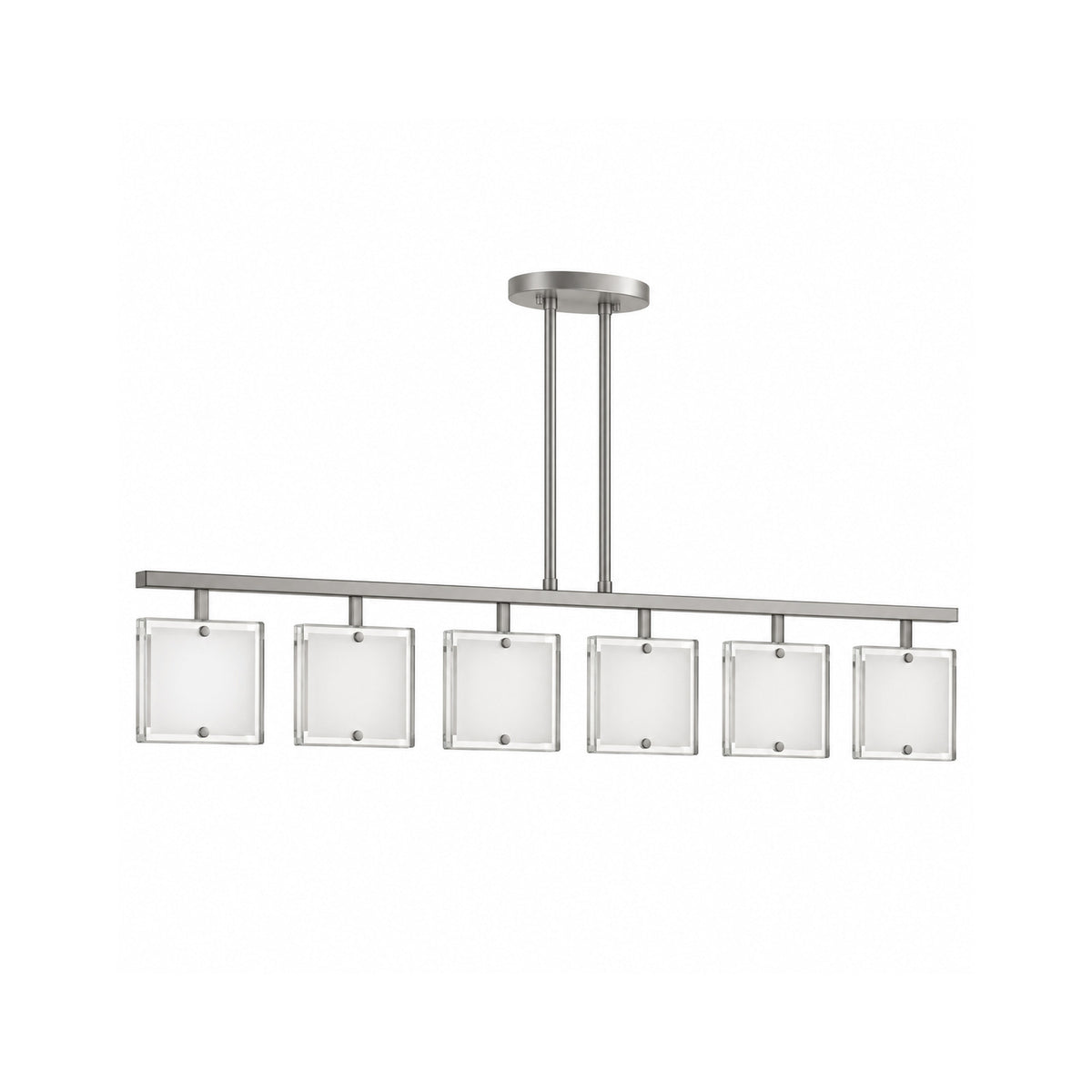 SHARONA MW-5424/6H chandelier – silver grey