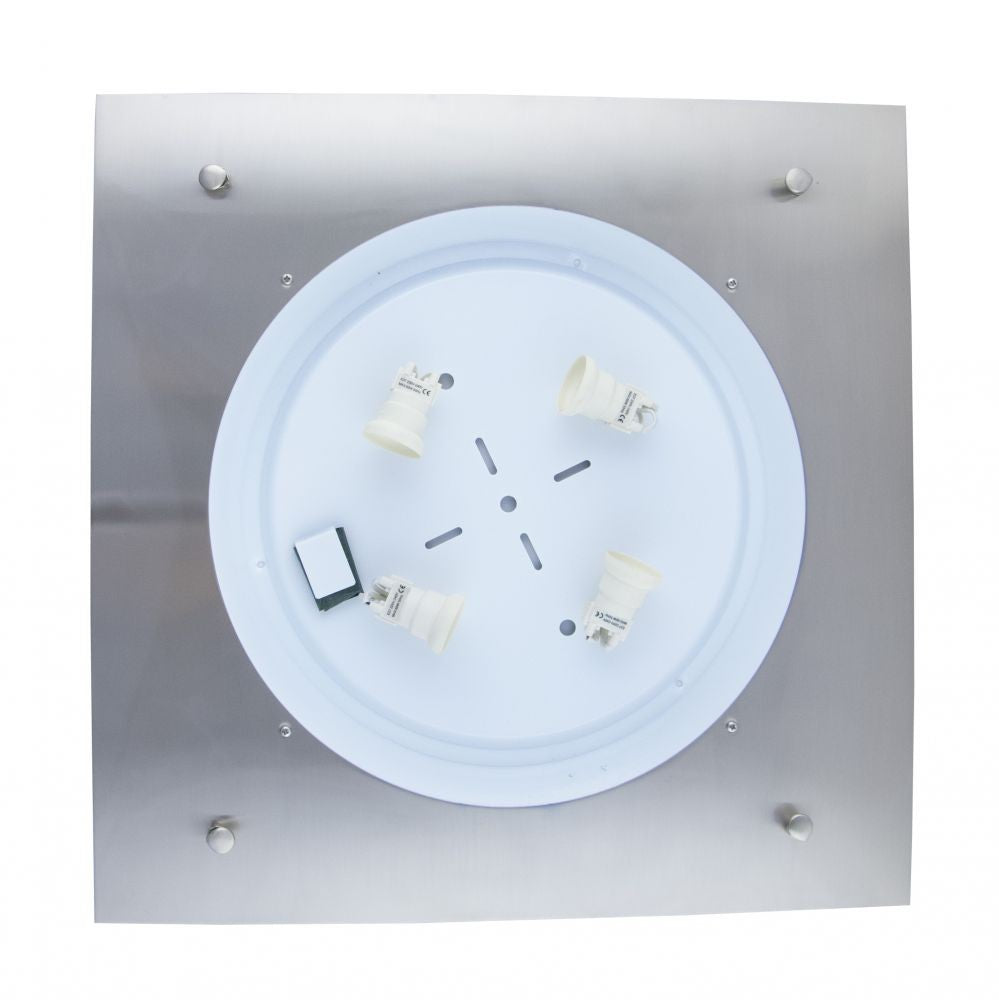 DUKE MW-4203/18"-S, mat chrome, Ceiling Light