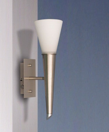 ONELLA 1XE14 max 40W 230V, mat krom, Fali lampa