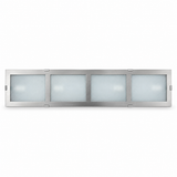 INGA-A04 fali/mennyezeti lámpa – 4×G9, 40 W, 230 V, matt króm