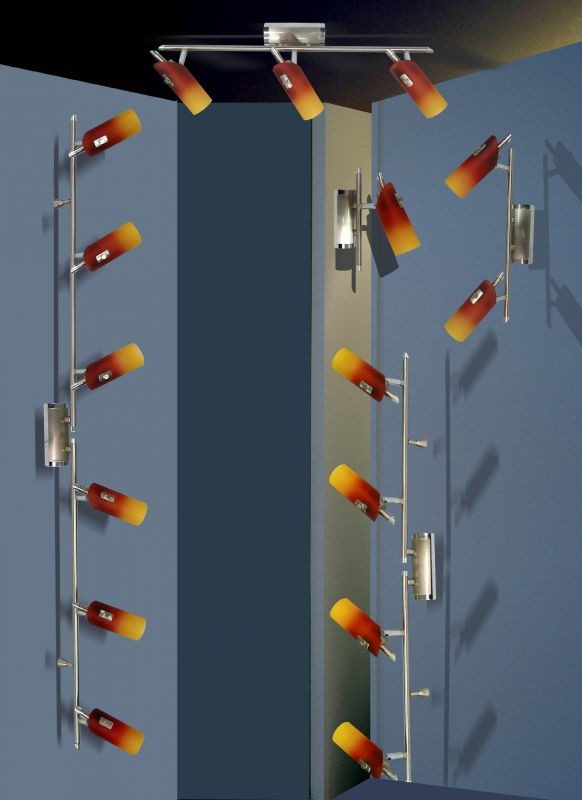 Hot Fire-A1, 1X 40W 230V G9, chrome+mat chrome, Spotlampa