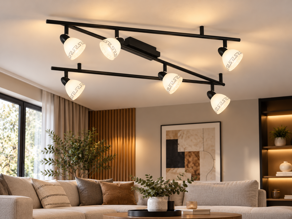 ZORBA LS-553-640 mennyezeti spotlámpa – 6×G9, max. 6×40 W, fekete