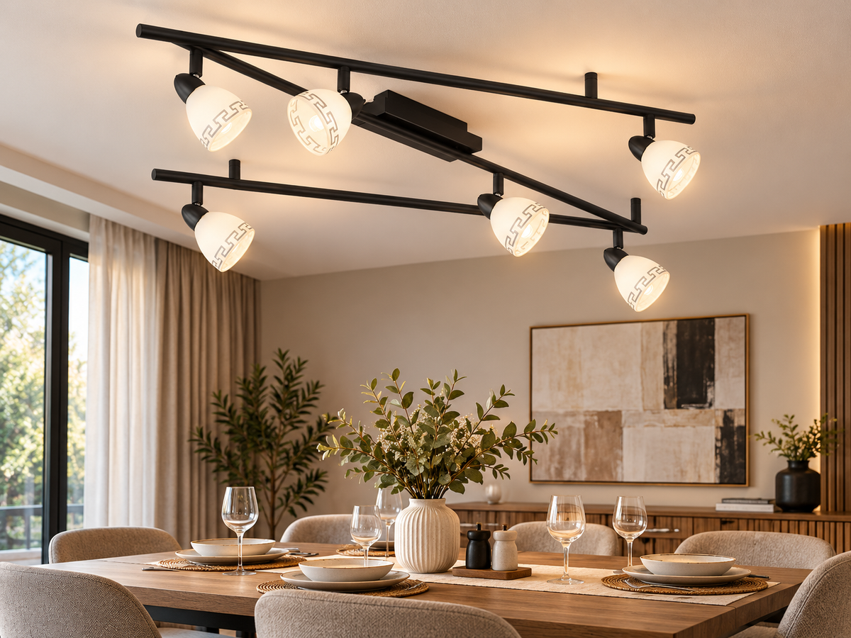 ZORBA LS-553-640 mennyezeti spotlámpa – 6×G9, max. 6×40 W, fekete