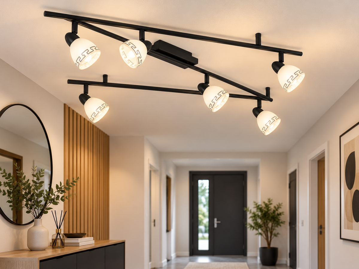 ZORBA LS-553-640 mennyezeti spotlámpa – 6×G9, max. 6×40 W, fekete