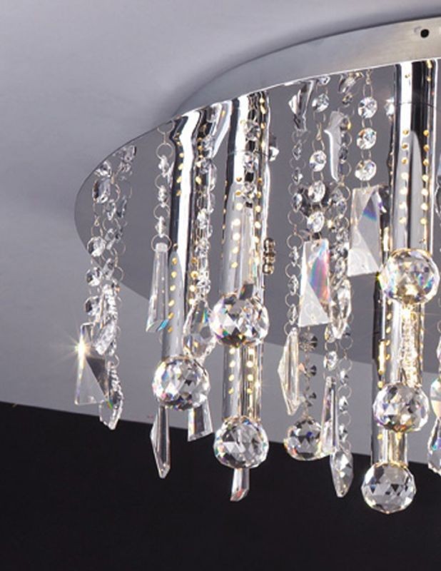 CASINO, MX2220/R-25, 25 xG4 12V 10W, D760X180mm, chrome, Egyptian crystal