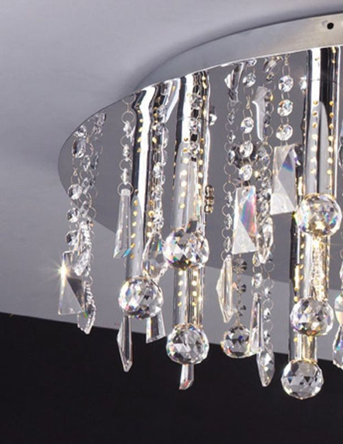CASINO, MX2220/R-25, 25 xG4 12V 10W, D760X180mm, chrome, Egyptian crystal