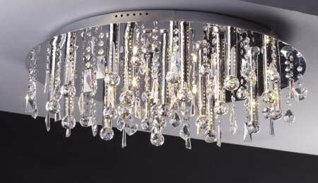 CASINO, MX2220/R-25, 25 xG4 12V 10W, D760X180mm, chrome, Egyptian crystal