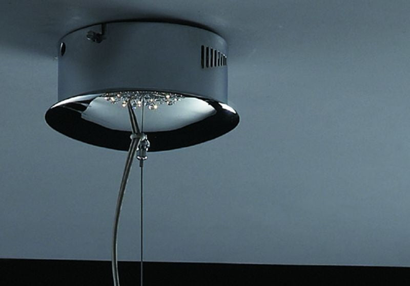 MONACO,MD2206/40, 40xG4 12V 10W, chrome, Egyptian crystal, Pendant Lamp