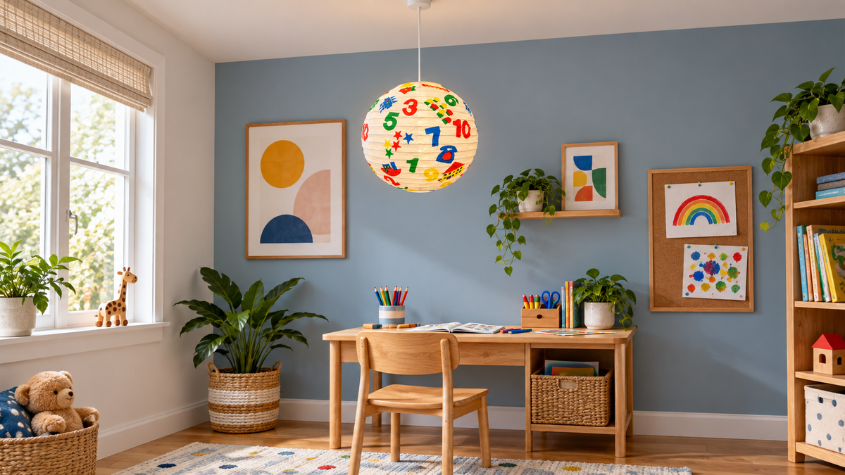 CLP-510 rizspapír függesztett lámpa – 12″ (30 cm)