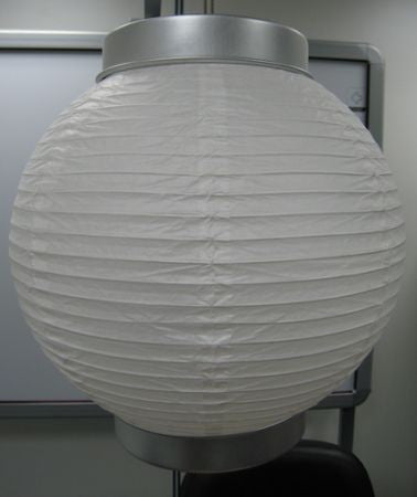 CLP-570 12"x13" (30X33cm) white, Ricepaper Lamp