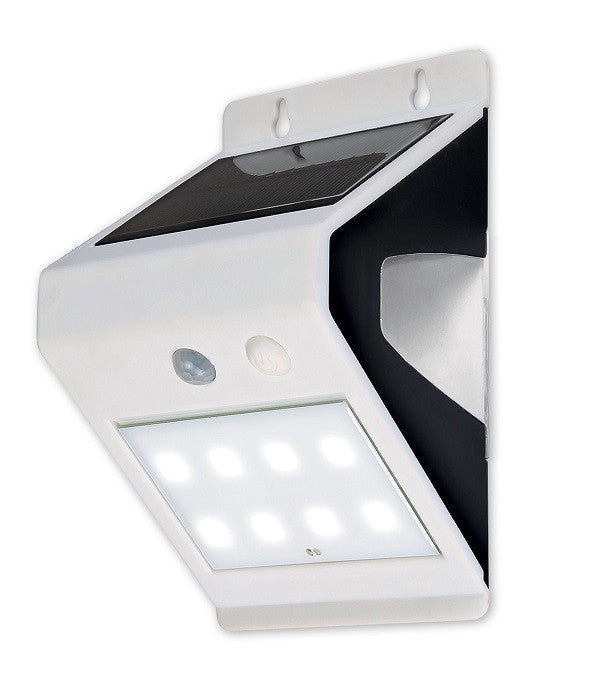 ANCO napelemes LED reflektor mozgásérzékelővel – 3 W, 200 lm, 4000 K, IP44, fehér