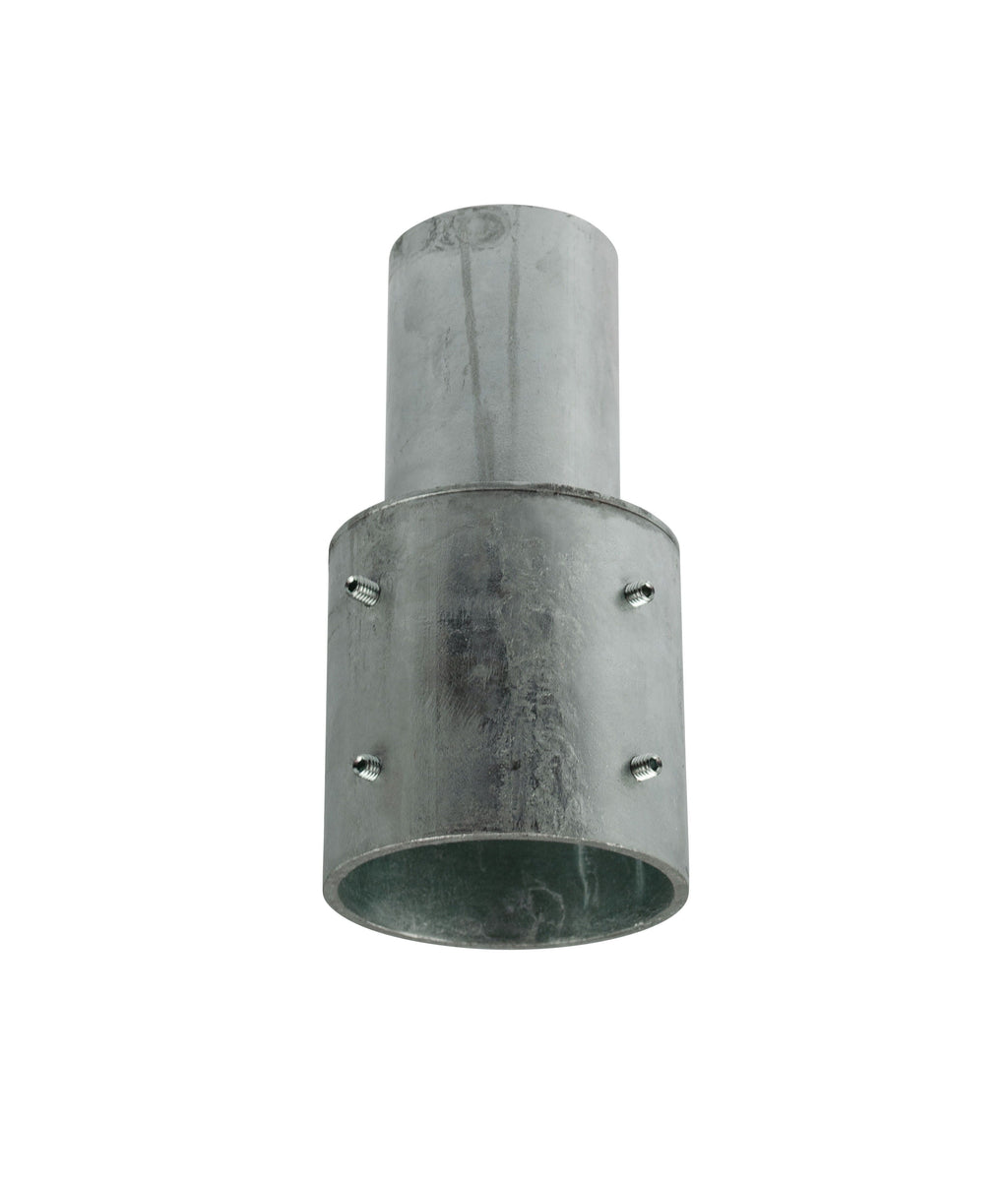 ROLUX oszlopszűkítő Ø80 mm-es oszlopról Ø60 mm-es csapra, horganyzott