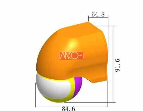 ANCO IR mozgásérzékelő, állítható, fekete