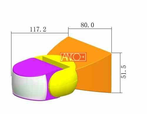 ANCO IR mozgásérzékelő, függőlegesen állítható, IP65, fekete