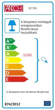 ANCO ovális hajólámpa – E27, max. 60 W, IP44, fehér