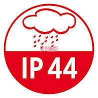 ANCO ovális műanyag lámpa – E27, max. 60 W, IP44, fekete