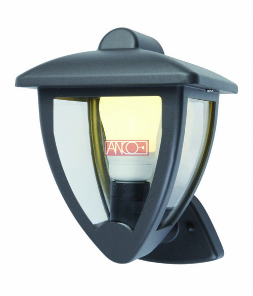 ANCO Tata kültéri fali lámpa – E27, max. 60 W, IP44, felfelé álló, sötétszürke