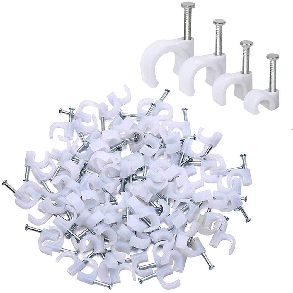 ANCO kábelrögzítő 4–7 mm, fehér, 100 db