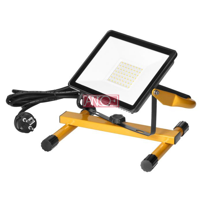 ANCO hordozható LED reflektor – 50 W, 4000 lm, 4000 K, 3 m kábellel, IP65