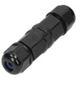 ANCO IP68 kábelösszekötő 3x0,75–3x1,5 mm² kábelhez, 16 A, kültéri, fekete
