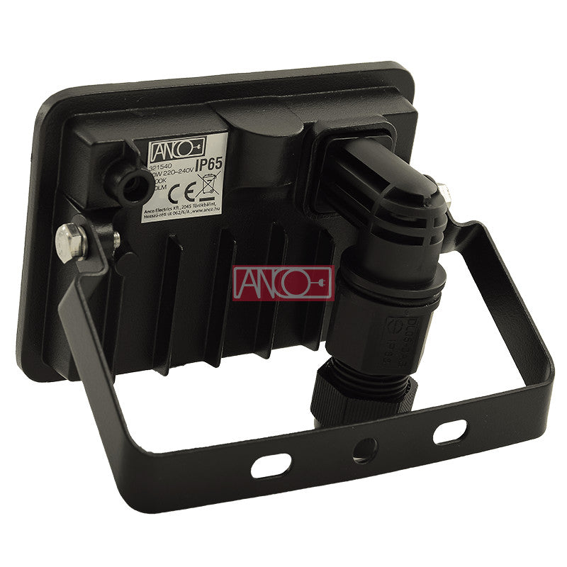 ANCO Rapid LED reflektor tömszelencével – 10 W, 900 lm, 4000 K, IP65, fekete