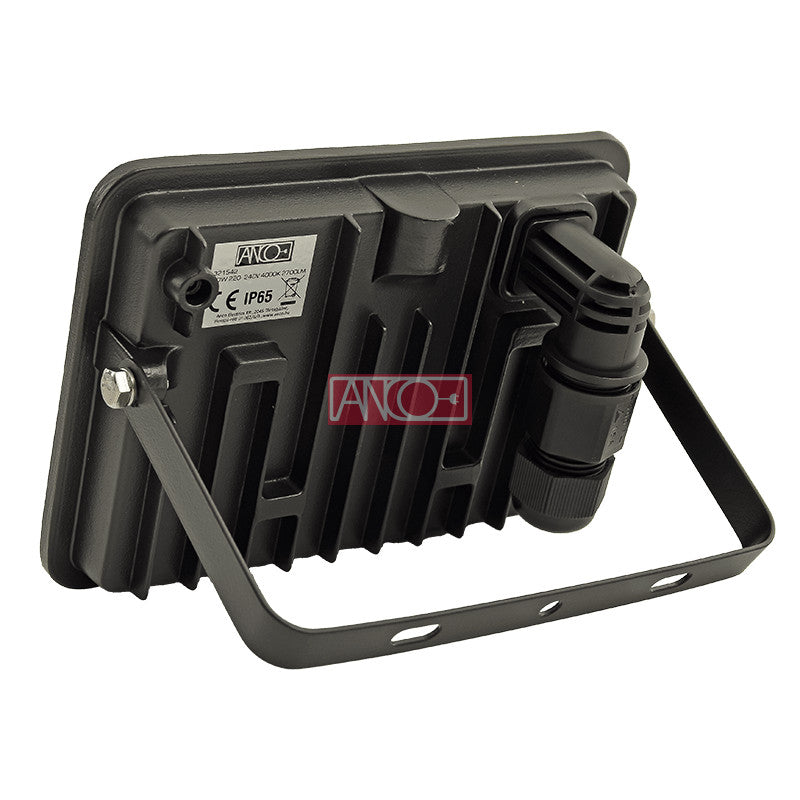 ANCO Rapid LED reflektor tömszelencével – 30 W, 2700 lm, 4000 K, IP65, fekete