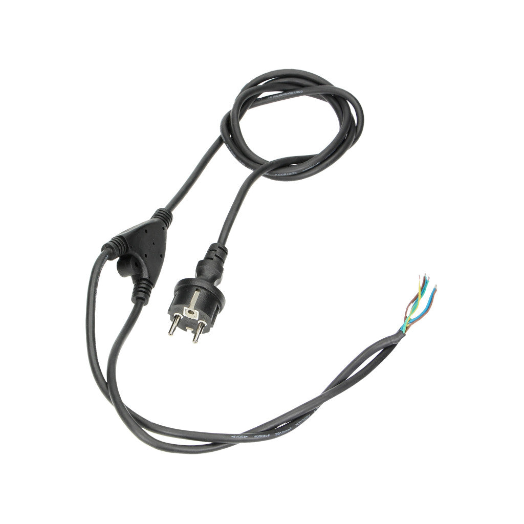 ANCO szerelhető vezeték LED reflektor állványhoz, 2 m, H05RN-F 3x1,0 mm², fekete