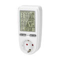 ANCO digitális energia-fogyasztásmérő, 16 A, 3680 W, LCD kijelzővel, fehér