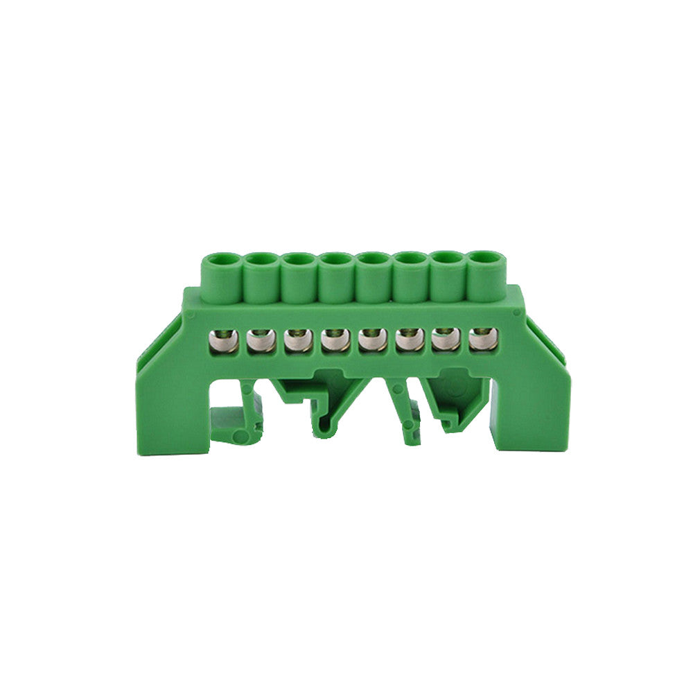 ANCO szigetelt földelősín PE8, 78,5 x 35 x 11 mm, IP20, zöld