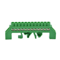 ANCO szigetelt földelősín PE12, 102 x 35 x 11 mm, IP20, zöld