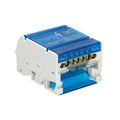 ANCO moduláris elosztóblokk 4-7, 4 sínes, DIN35, 500 V / 125 A, kék