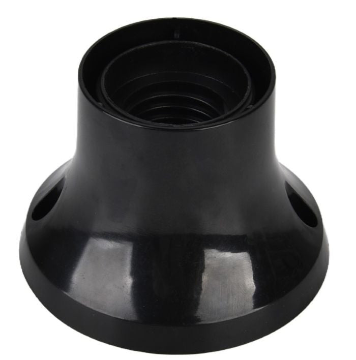 ANCO oldalfali/mennyezeti talpas foglalat, E27, 60 W, fekete