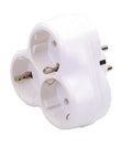 ANCO 3-as földelt hálózati elosztó, 16 A, 3500 W, IP20, fehér