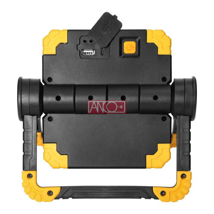 ANCO tölthető LED munkalámpa – 2 x 10 W COB, 1200 lm, 4000 K, IP44