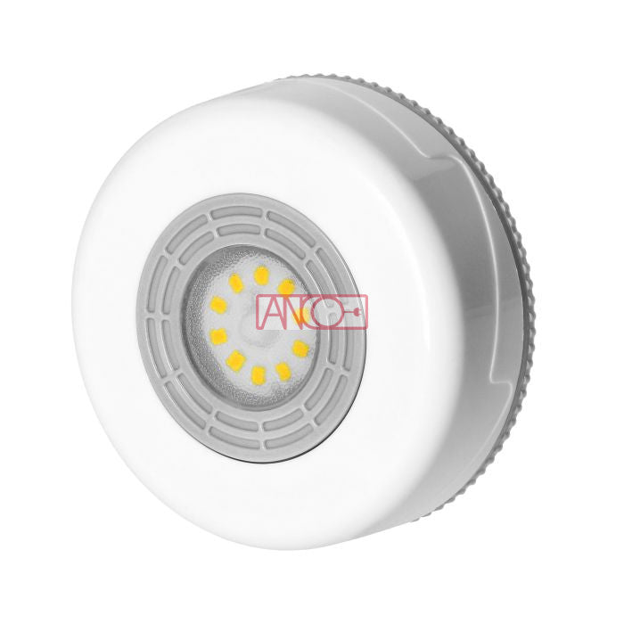 ANCO elemes LED bútorvilágítás, nyomókapcsolós, öntapadós – 0,2 W, 150 lm, 6500 K, fehér