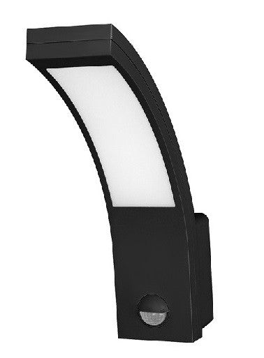 ANCO kültéri LED lámpa mozgásérzékelővel – 10 W, 800 lm, 4000 K, IP54, fekete