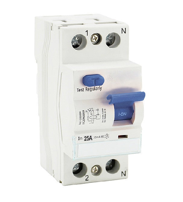 ANCO Fi relé 2P, 25 A, 30 mA, 6 kA