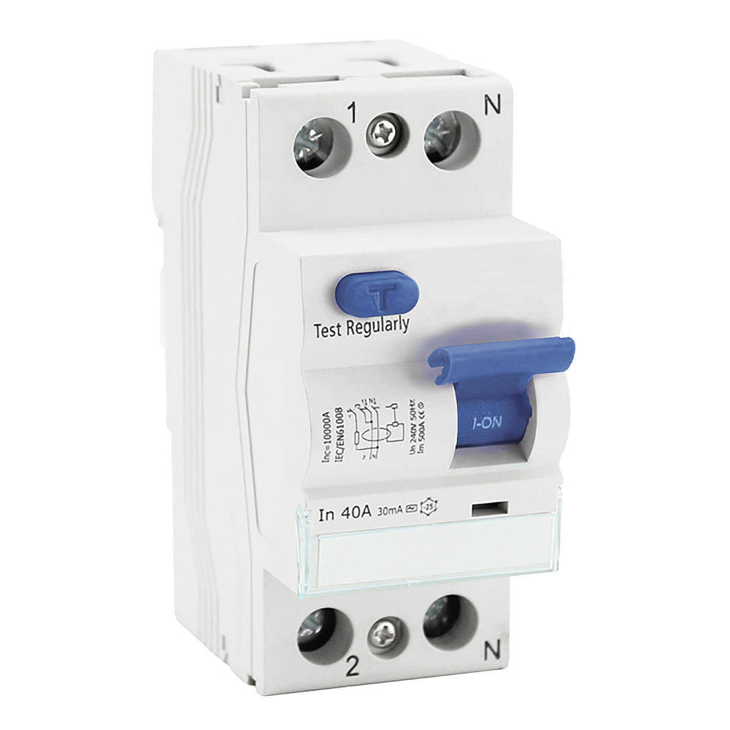 ANCO Fi relé 2P, 40 A, 30 mA, 6 kA