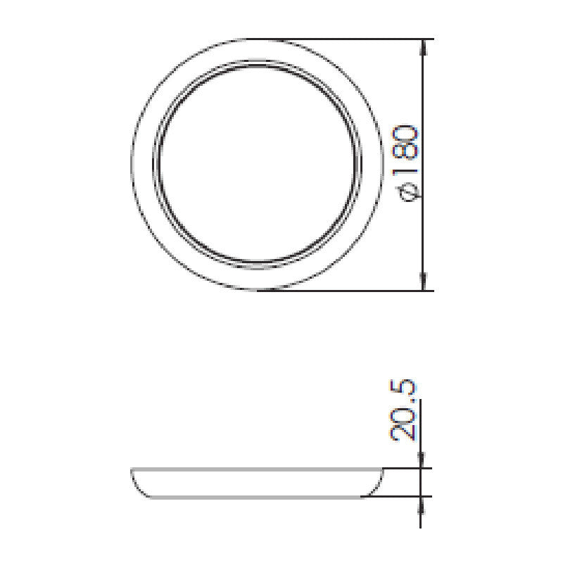 SMALUX CD0180-AM-TW-DP LED mennyezeti lámpa – 12 W, 840–960 lm, 3000–6000 K, IP44