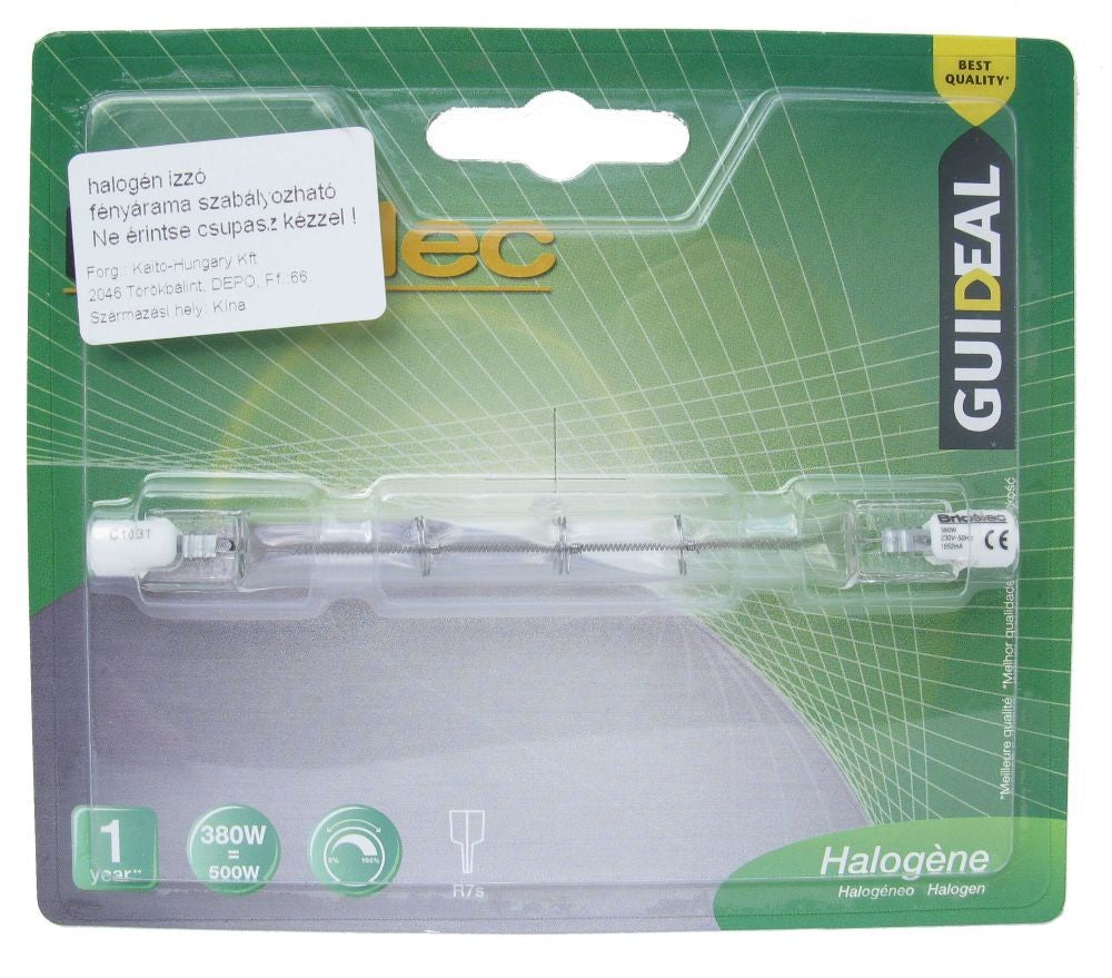 J-380W 118mm R7S, Halogen Lamp
