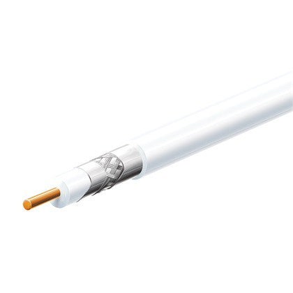 ANCO koax kábel 75 ohm, Ø7,06 mm, fehér, 305 m/tekercs