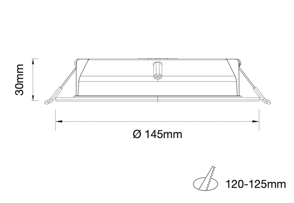 OSRAM LP DL D120 11.5W 840 RD LED mélysugárzó – 11,5 W, 1580 lm, 4000 K