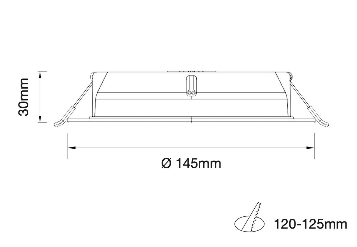 OSRAM LP DL D120 11.5W 840 RD LED mélysugárzó – 11,5 W, 1580 lm, 4000 K