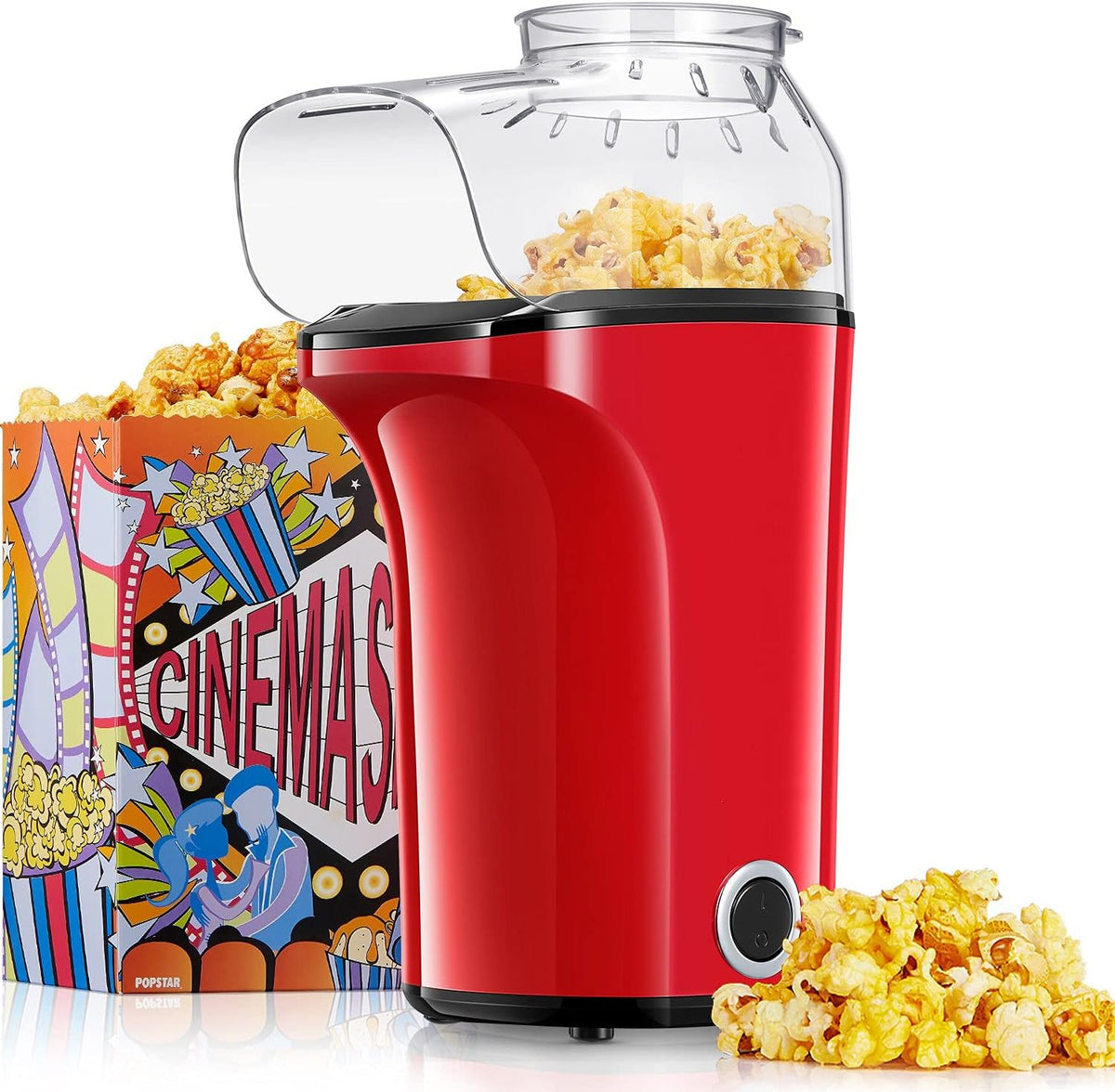 AICOOK forrólevegős popcornkészítő