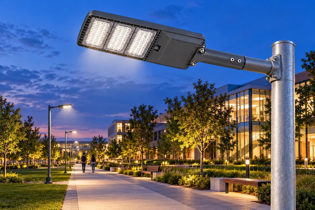 Landlite 12OT840 LED közvilágítás campuson – alkalmazási példa